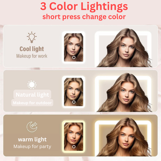 Makeup Vanity Box With LED Mirror