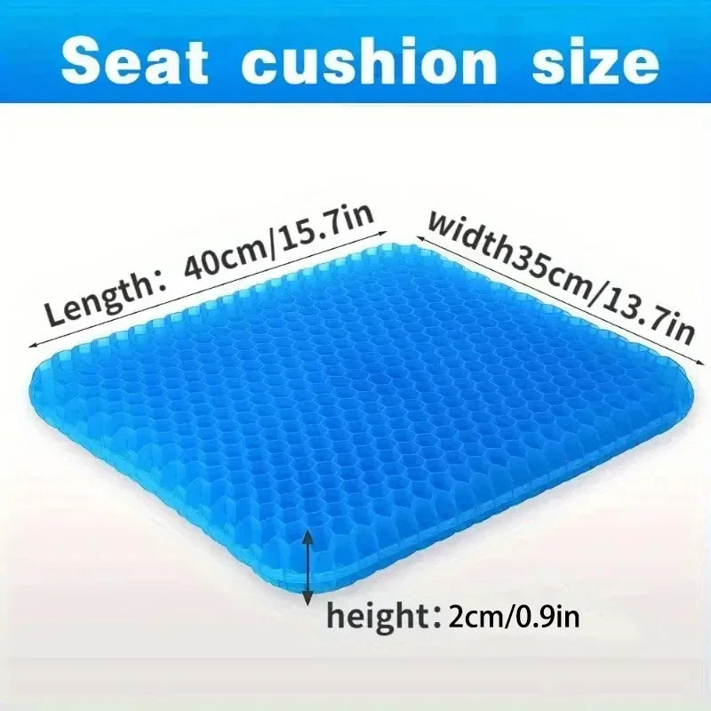Honeycomb Gel Cushion – Breathable, Thick, Pain Relief