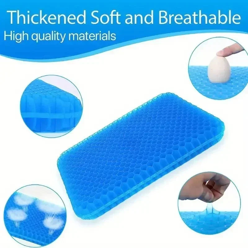 Honeycomb Gel Cushion – Breathable, Thick, Pain Relief