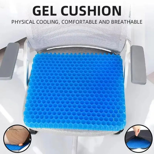 Honeycomb Gel Cushion – Breathable, Thick, Pain Relief
