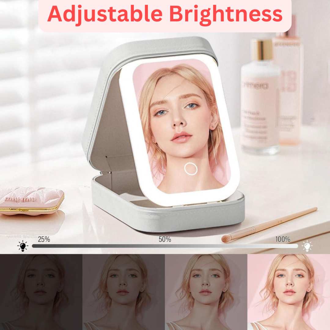 Makeup Vanity Box With LED Mirror